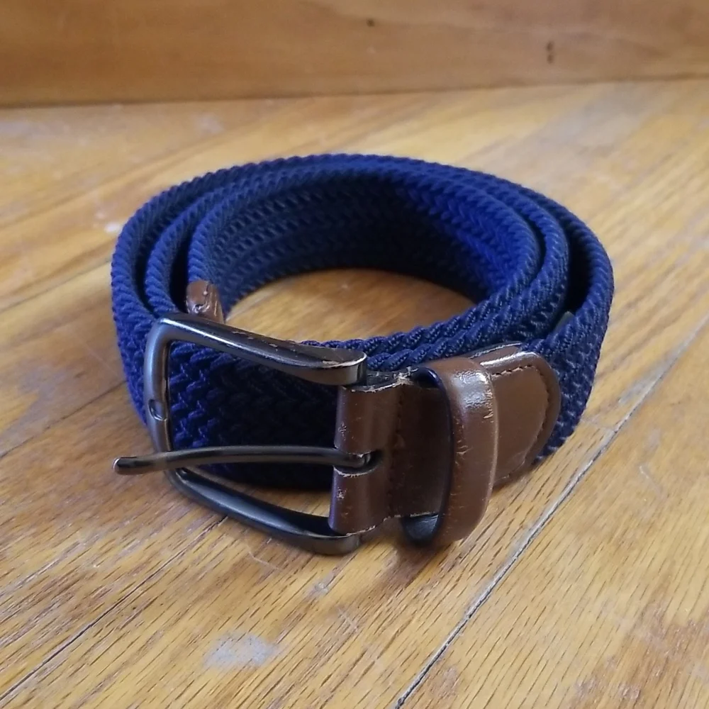 Perry Ellis braided w/stretch belt, siz 34/36 unisex